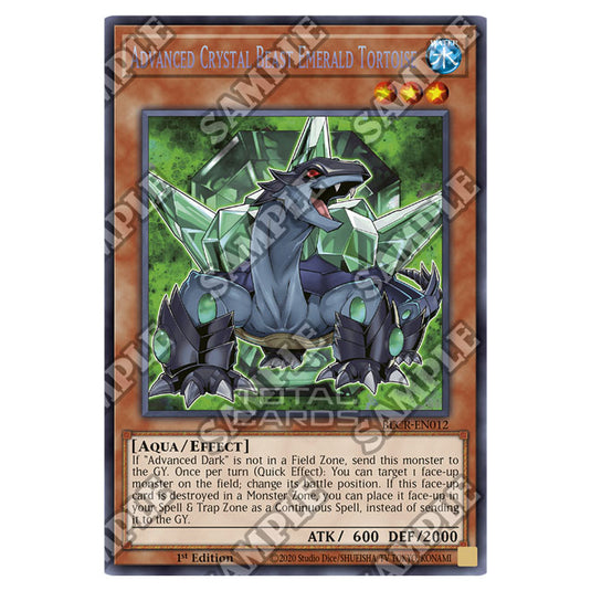 Yu-Gi-Oh! - Crystal Revenge - Advanced Crystal Beast Emerald Tortoise (Secret Rare) BLCR-EN012