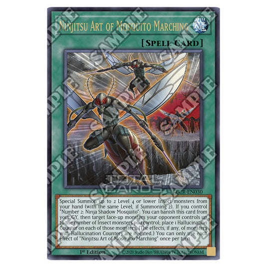 Yu-Gi-Oh! - Crystal Revenge - Ninjitsu Art of Mosquito Marching (Ultra Rare) BLCR-EN030