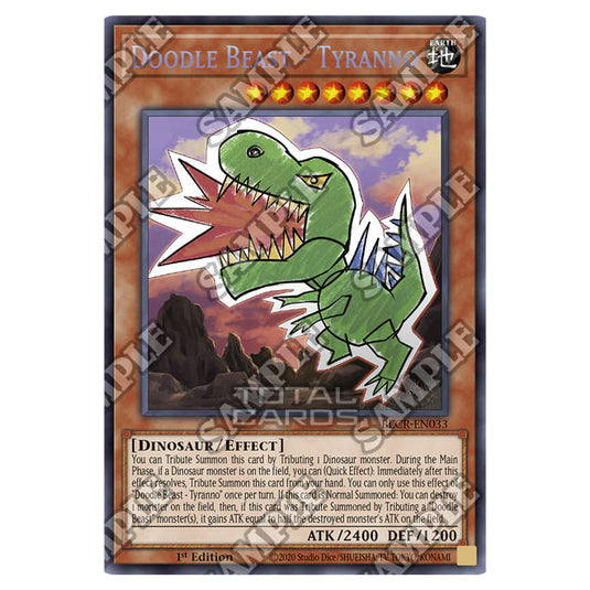 Yu-Gi-Oh! - Crystal Revenge - Doodle Beast - Tyranno (Secret Rare) BLCR-EN033