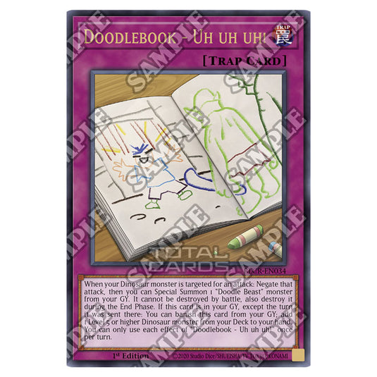 Yu-Gi-Oh! - Crystal Revenge - Doodlebook - Uh uh uh! (Ultra Rare) BLCR-EN034