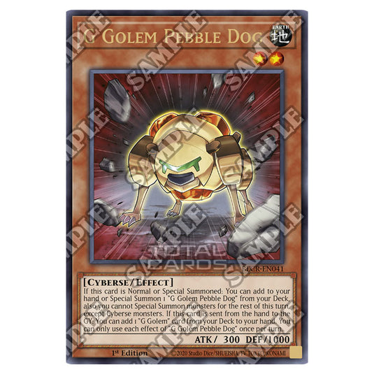 Yu-Gi-Oh! - Crystal Revenge - G Golem Pebble Dog (Ultra Rare) BLCR-EN041