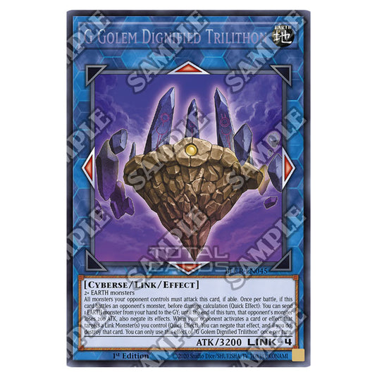 Yu-Gi-Oh! - Crystal Revenge - G Golem Dignified Trilithon (Secret Rare) BLCR-EN045