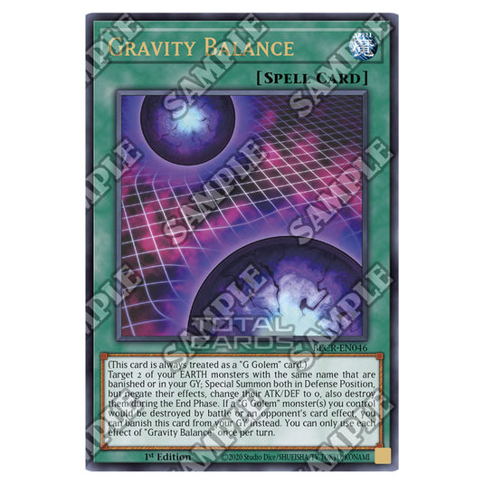 Yu-Gi-Oh! - Crystal Revenge - Gravity Balance (Ultra Rare) BLCR-EN046