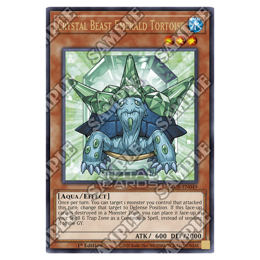 Yu-Gi-Oh! - Crystal Revenge - Crystal Beast Emerald Tortoise (Ultra Rare) BLCR-EN049