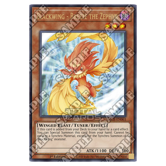 Yu-Gi-Oh! - Crystal Revenge - Blackwing - Breeze the Zephyr (Ultra Rare) BLCR-EN061