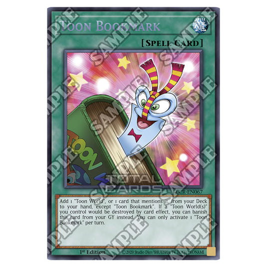 Yu-Gi-Oh! - Crystal Revenge - Toon Bookmark (Secret Rare) BLCR-EN067