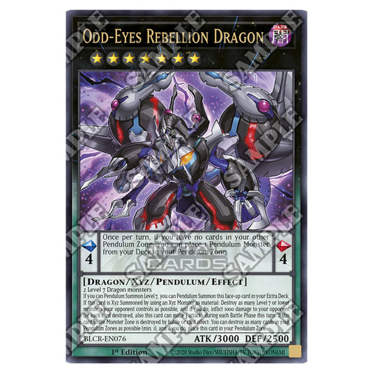 Yu-Gi-Oh! - Crystal Revenge - Odd-Eyes Rebellion Dragon (Ultra Rare) BLCR-EN076