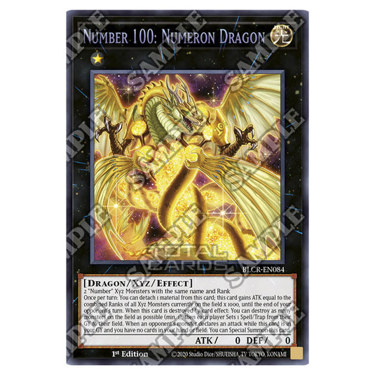 Yu-Gi-Oh! - Crystal Revenge - Number 100: Numeron Dragon (Secret Rare) BLCR-EN084