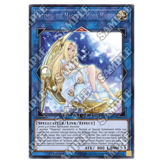 Yu-Gi-Oh! - Crystal Revenge - Artemis, the Magistus Moon Maiden (Secret Rare) BLCR-EN095
