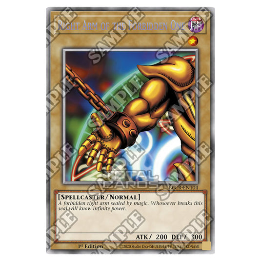 Yu-Gi-Oh! - Crystal Revenge - Right Arm of the Forbidden One (Starlight Rare) BLCR-EN104
