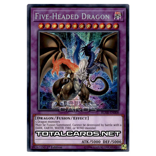 Yu-Gi-Oh! - Battles of Legend: Heroes Revenge - Five-Headed Dragon (Secret Rare) BLHR-EN000