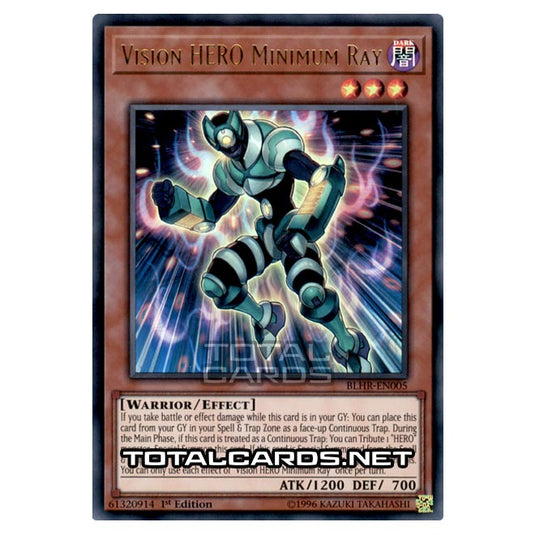 Yu-Gi-Oh! - Battles of Legend: Heroes Revenge - Vision HERO Minimum Ray (Ultra Rare) BLHR-EN005