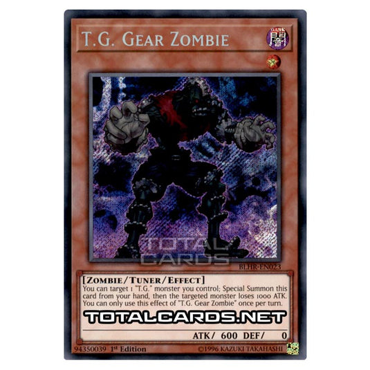 Yu-Gi-Oh! - Battles of Legend: Heroes Revenge - T.G. Gear Zombie (Secret Rare) BLHR-EN023