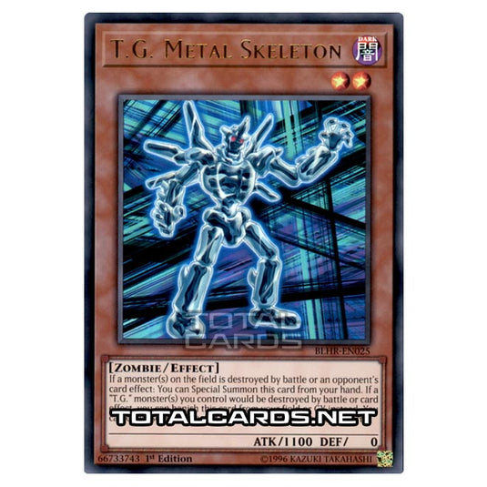 Yu-Gi-Oh! - Battles of Legend: Heroes Revenge - T.G. Metal Skeleton (Ultra Rare) BLHR-EN025