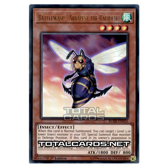 Yu-Gi-Oh! - Battles of Legend: Heroes Revenge - Battlewasp - Arbalest the Rapidfire (Ultra Rare) BLHR-EN035