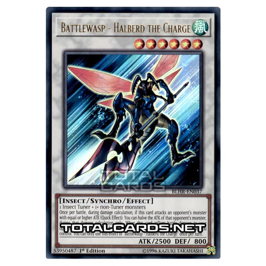 Yu-Gi-Oh! - Battles of Legend: Heroes Revenge - Battlewasp - Halberd the Charge (Ultra Rare) BLHR-EN037