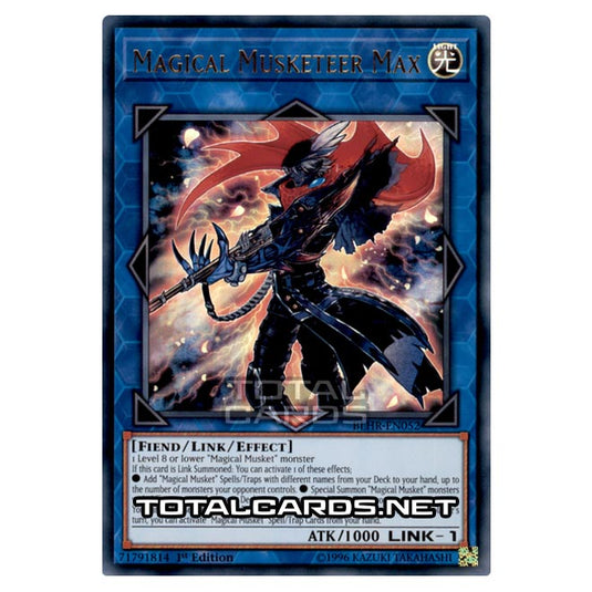 Yu-Gi-Oh! - Battles of Legend: Heroes Revenge - Magical Musketeer Max (Ultra Rare) BLHR-EN052