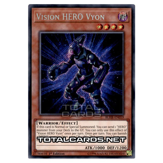 Yu-Gi-Oh! - Battles of Legend: Heroes Revenge - Vision HERO Vyon (Secret Rare) BLHR-EN059