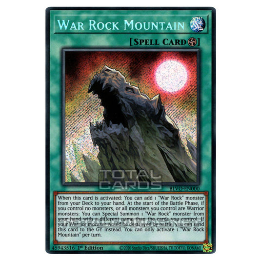 Yu-Gi-Oh! - Blazing Vortex - War Rock Mountain (Secret Rare) BLVO-EN000