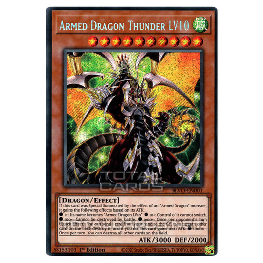 Yu-Gi-Oh! - Blazing Vortex - Armed Dragon Thunder LV10 (Secret Rare) BLVO-EN001