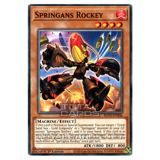 Yu-Gi-Oh! - Blazing Vortex - Springans Rockey (Common) BLVO-EN006