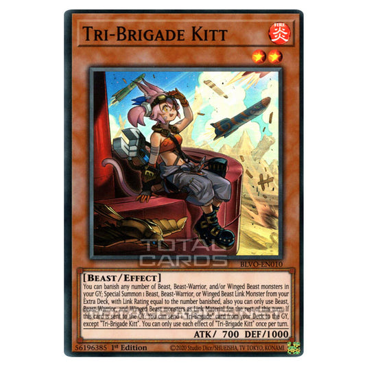 Yu-Gi-Oh! - Blazing Vortex - Tri-Brigade Kitt (Super Rare) BLVO-EN010