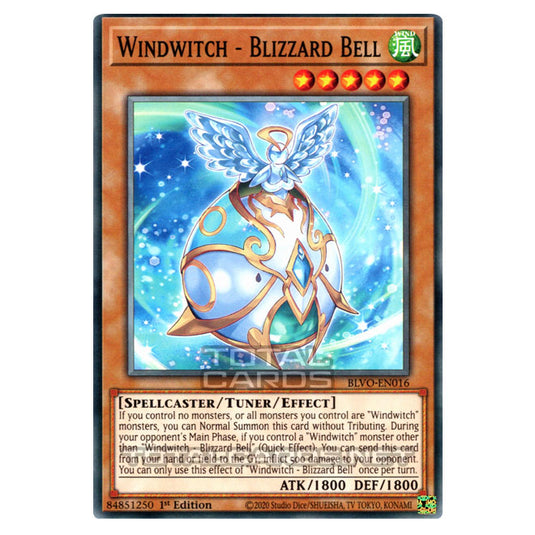 Yu-Gi-Oh! - Blazing Vortex - Windwitch - Blizzard Bell (Common) BLVO-EN016