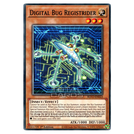 Yu-Gi-Oh! - Blazing Vortex - Digital Bug Registrider (Common) BLVO-EN023