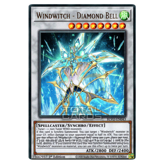 Yu-Gi-Oh! - Blazing Vortex - Windwitch - Diamond Bell (Ultra Rare) BLVO-EN043