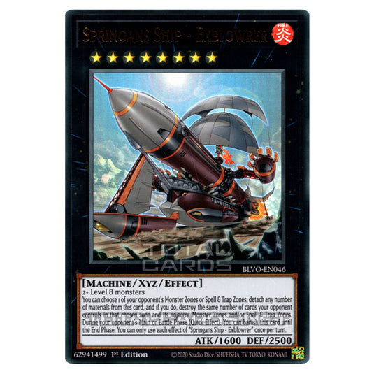 Yu-Gi-Oh! - Blazing Vortex - Springans Ship - Exblowrer (Ultra Rare) B Yu-Gi-Oh! - Blazing Vortex - Springans Ship - Exblowrer (Ultra Rare) B
