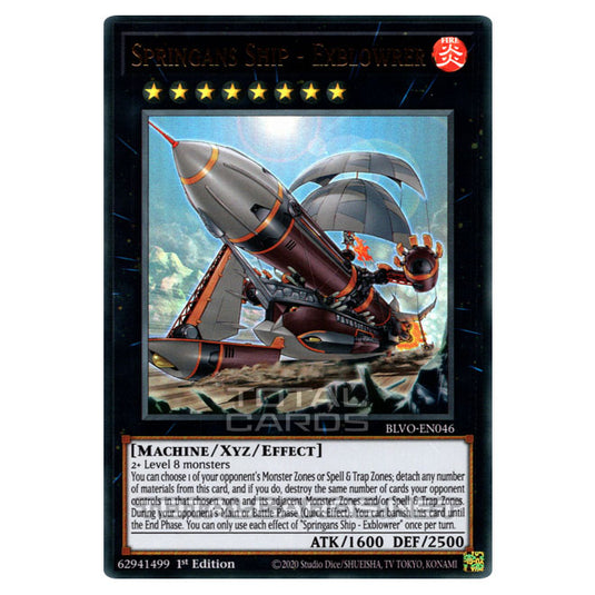Yu-Gi-Oh! - Blazing Vortex - Springans Ship - Exblowrer (Ultra Rare) BLVO-EN046