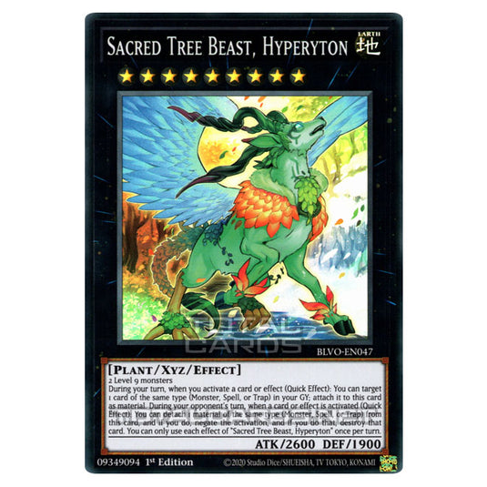 Yu-Gi-Oh! - Blazing Vortex - Sacred Tree Beast, Hyperyton (Super Rare) BLVO-EN047