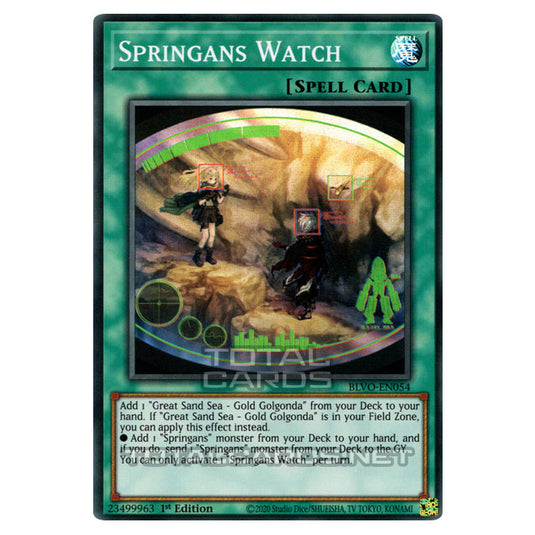 Yu-Gi-Oh! - Blazing Vortex - Springans Watch (Super Rare) BLVO-EN054