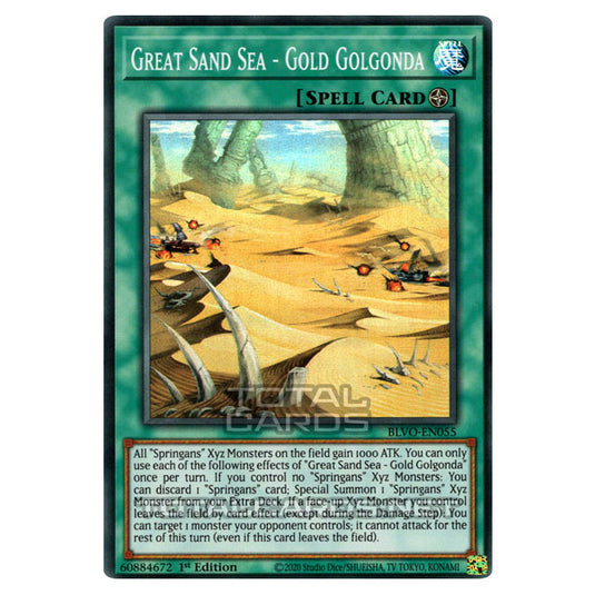 Yu-Gi-Oh! - Blazing Vortex - Great Sand Sea - Gold Golgonda (Super Rare) BLVO-EN055