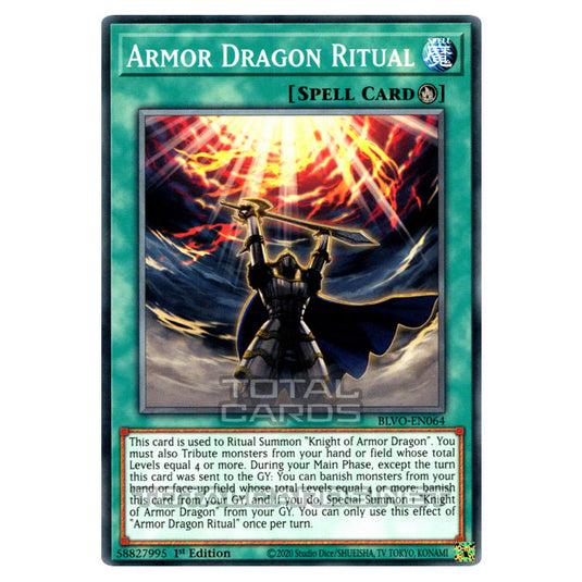 Yu-Gi-Oh! - Blazing Vortex - Armor Dragon Ritual (Common) BLVO-EN064