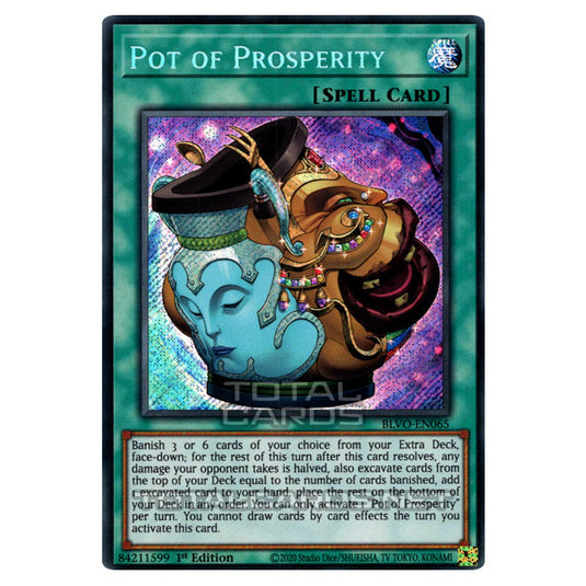 Yu-Gi-Oh! - Blazing Vortex - Pot of Prosperity (Secret Rare) BLVO-EN065