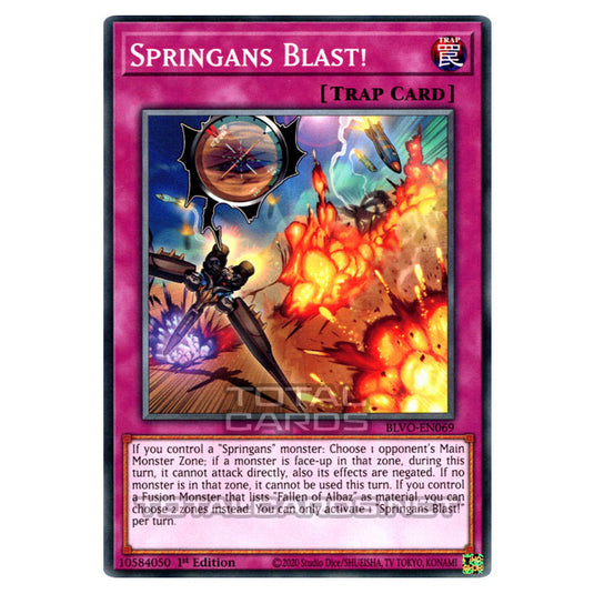 Yu-Gi-Oh! - Blazing Vortex - Springans Blast! (Common) BLVO-EN069