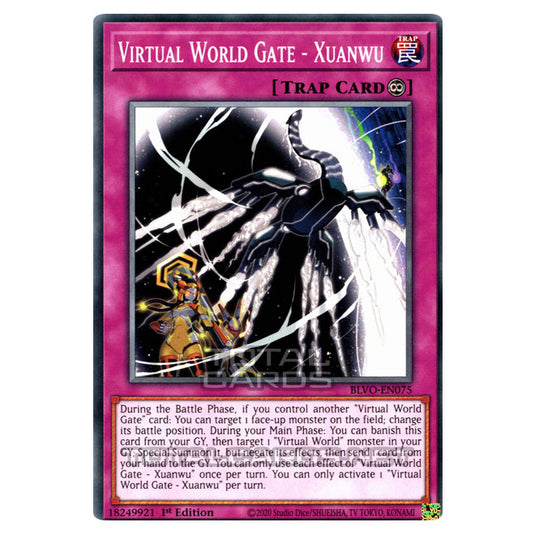 Yu-Gi-Oh! - Blazing Vortex - Virtual World Gate - Xuanwu (Common) BLVO-EN075