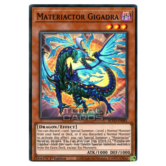 Yu-Gi-Oh! - Blazing Vortex - Materiactor Gigadra (Super Rare) BLVO-EN081