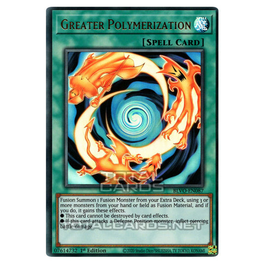Yu-Gi-Oh! - Blazing Vortex - Greater Polymerization (Ultra Rare) BLVO- Yu-Gi-Oh! - Blazing Vortex - Greater Polymerization (Ultra Rare) BLVO-