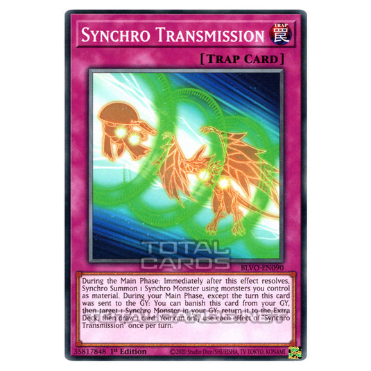 Yu-Gi-Oh! - Blazing Vortex - Synchro Transmission (Common) BLVO-EN090 Yu-Gi-Oh! - Blazing Vortex - Synchro Transmission (Common) BLVO-EN090