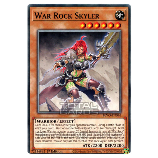 Yu-Gi-Oh! - Blazing Vortex - War Rock Skyler (Common) BLVO-EN096