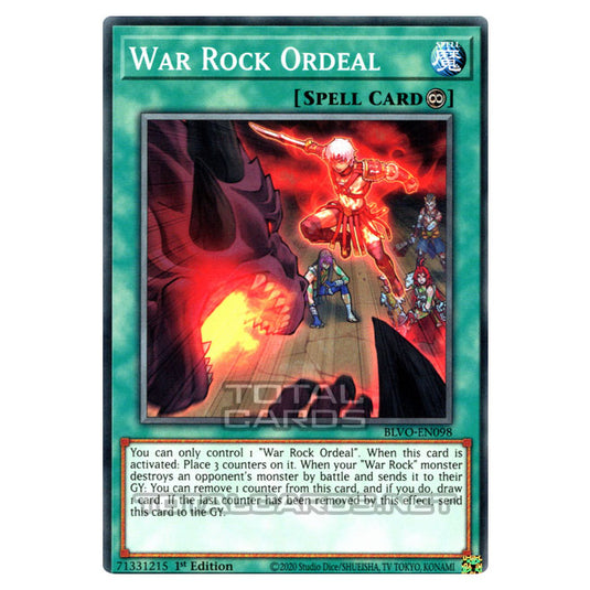 Yu-Gi-Oh! - Blazing Vortex - War Rock Ordeal (Common) BLVO-EN098