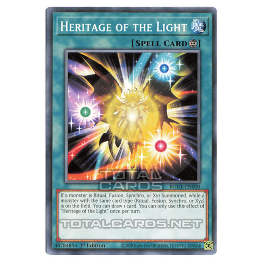 Yu-Gi-Oh! - Burst of Destiny - Heritage of the Light (Common) BODE-EN000