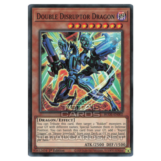 Yu-Gi-Oh! - Burst of Destiny - Double Disruptor Dragon (Super Rare) BODE-EN002