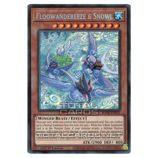 Yu-Gi-Oh! - Burst of Destiny - Floowandereeze & Snowl (Secret Rare) BODE-EN012