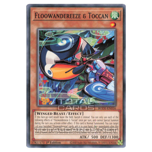 Yu-Gi-Oh! - Burst of Destiny - Floowandereeze & Toccan (Common) BODE-EN016