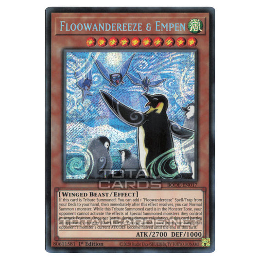 Yu-Gi-Oh! - Burst of Destiny - Floowandereeze & Empen‎ (Secret Rare) BODE-EN017