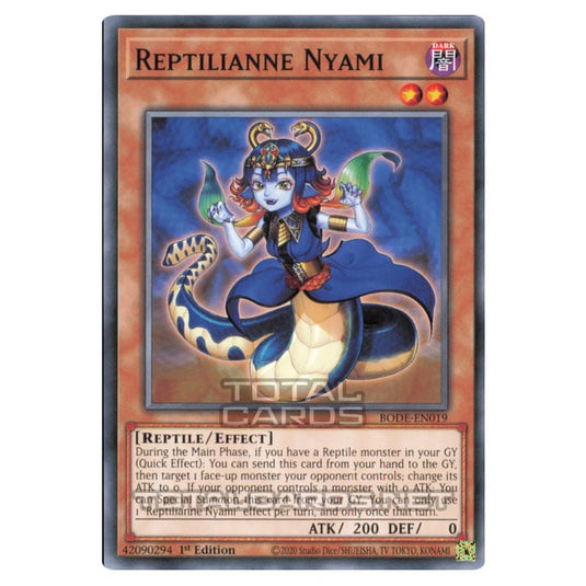 Yu-Gi-Oh! - Burst of Destiny - Reptilianne Nyami (Common) BODE-EN019