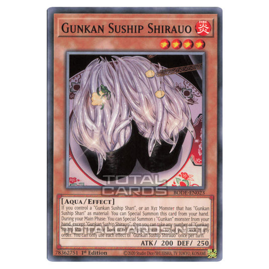 Yu-Gi-Oh! - Burst of Destiny - Gunkan Suship Shirauo (Common) BODE-EN023